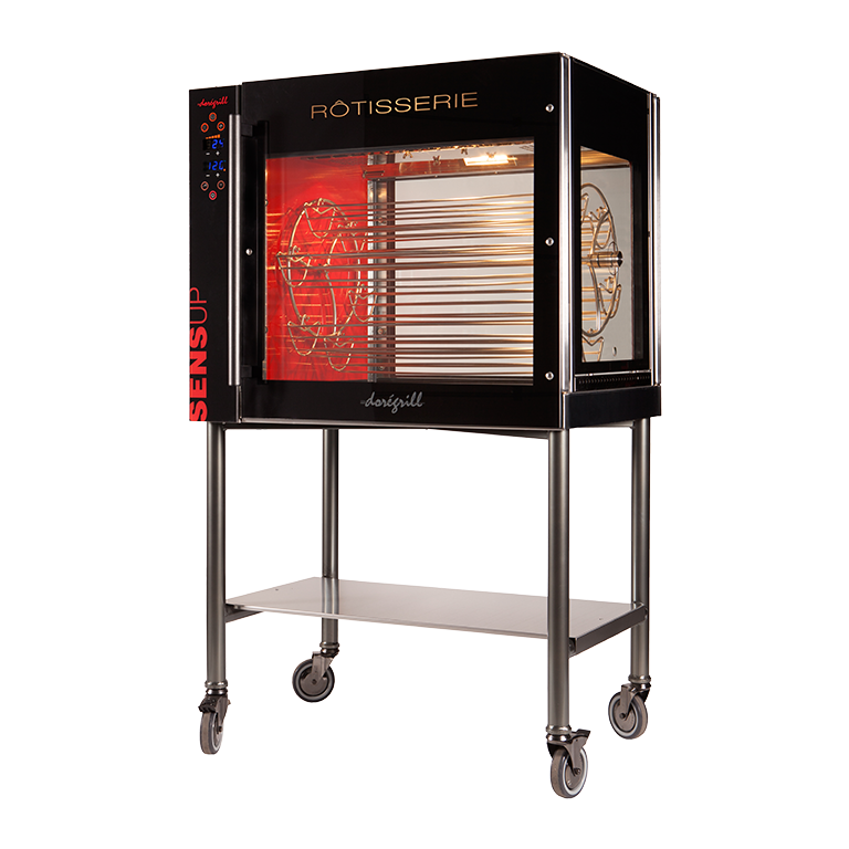 Sensup: panoramic oven with easy cleaning